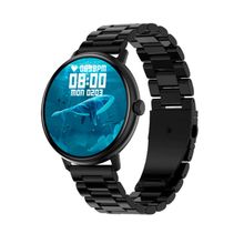 SMART-WATCH X-VIEW Q8,1.39",360x360px,BLACK + MALLA