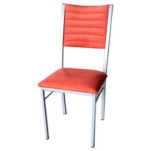 Silla Metalica En Pana Donnet Ginebra Resp/Asiento Pa