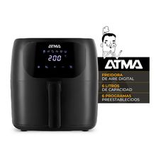 FREIDORA DE AIRE ATMA FR60ARBP,6.5LTS,DIGITAL,NEGRO