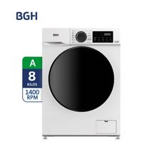 Lavarropa Automatico BGH BWFI08W24AR 8KG 1400RPM Inverter Frontal Blanco