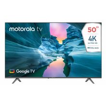 Smart TV LED 50" Motorola 91MT5000PI 4K UHD Google tv