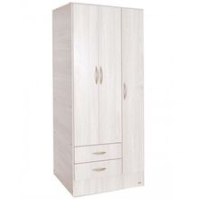 Placard Con Lustre Platinum 913 0.92X0.48X1.85 3 Puertas Gris Andino
