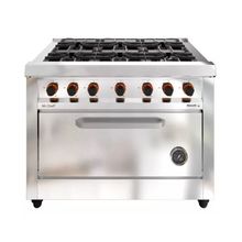 Cocina Industrial Morelli Nova 1100- 6 Hornallas Acero Inox G/n