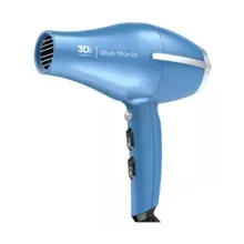Secador de Cabello GA.MA Tempo Compact 3D Blue Titan con Tecnología 3D Therapy y Diseño Liviano