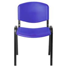 SILLA P/OFICINA EN PLASTICO DAKOT 700 APILABLE PLASTICO/AZUL