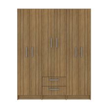 Placard con Lustre Tecnomobili 6 Puertas 2 Cajones Almendras RP1902