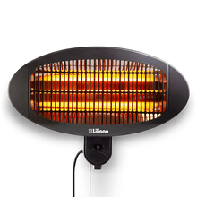 Calefactor Infrarrojo De Pared Liliana Cipar2000 2000w Color Negro