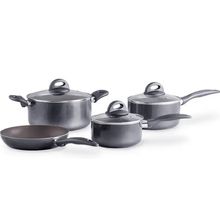 Batería de Cocina Brinox Smart Plus 7 Piezas Gris