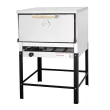 Horno Pizzero Sol Real 12 Moldes Acero 068 Gas Natural