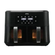 Freidora de Aire Atma FRD248AP 2CAN 4.25L 2200W Negra