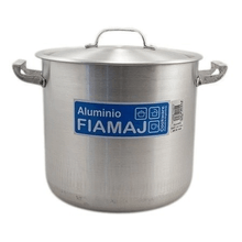 Olla Gastronómica Aluminio Fiamaj N° 28 16,3 Lts Color Plateado