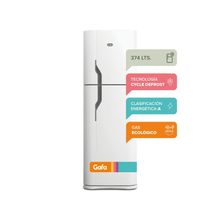 Heladera Gafa HGF388AFB 374L Blanca