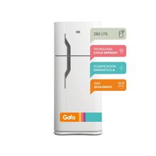 Heladera GAFA HGF-358AFB 282 Lts Blanca