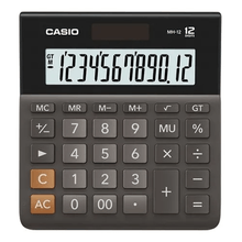 CALCULADORA CASIO DH-12BK, escritorio, 12 DIGITOS N*