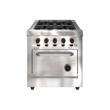 Cocina Industrial Morelli Nova 750 4H R Gas Natural