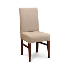 SILLA DE MADERA EN CUERINA M.PATRIA VICCO VEST.CAOBA T/INKA NATUR N