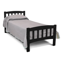 Cama Eco 1 Plaza Muebles Patria – Color Wengue