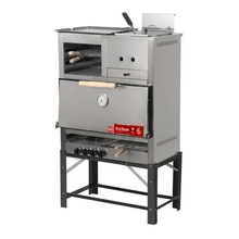 Horno Pizzero Multifuncional Sol Real 8 Pizzas con Carlitero Doble GN 037 – Acero Inoxidable,