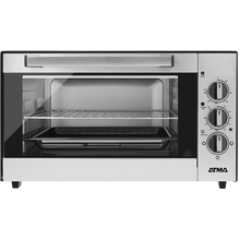 Horno Eléctrico Atma HG3021 – 30 Litros, Grill, 1200W, 3 Niveles, Color Silver