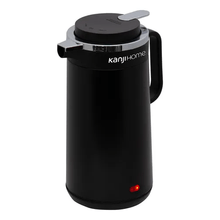 Pava Eléctrica KanjiHome KJH-PE15006M-N – 1.8 Litros, Inoxidable, Negra