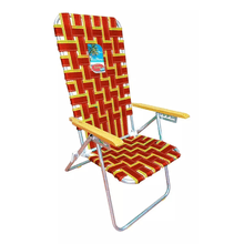 Reposera Alta Reclinable Solcito 1095 de Aluminio – 5 Posiciones