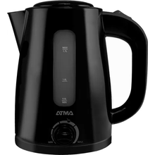 Pava Eléctrica Atma PE1821NAP Negra 1.7 L con Corte Automático y Selector de Temperatura