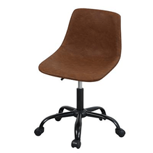 SILLA DE ESCRITORIO AVELINO NORA SIMIL CUERO 26730E CON RUEDAS