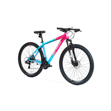 Bicicleta Mountain Bike TOPMEGA Sunshine R29 21vel Talle M Celeste/Fucsia