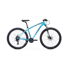 Bicicleta Mountain Bike TOPMEGA Thor R29 21V Talle M Celeste/Azul/Naranja