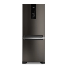 Heladera con Freezer Whirlpool WRE57CE No Frost 449L Inverter Negra