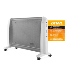 Panel Radiador de Mica Atma ATRM2021P 2000W Blanco