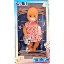 Muñeca Yoly-Bell "Mi Bebé" - Incluye Accesorios, Sonidos Realistas y Ropa Intercambiable (Modelo 1281)