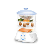 Vaporera Atma VA8112P 3 Bandejas 900W 1400L Blanco