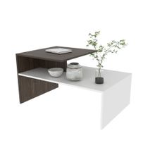 Mesa de Centro TecnoMobile MC2238 |  Bicolor Nogal/Blanco
