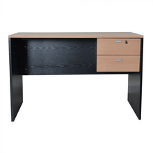 Escritorio Platinum 501 Negro/Haya con Estante Inferior – 1.00 m de Ancho