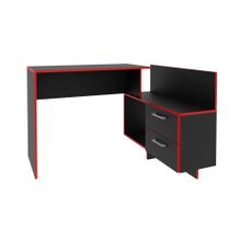 Escritorio Gamer TecnoMobile ME4179 | Negro/Rojo