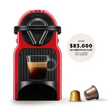 Cafetera Nespresso Inissia Roja | Modelo C40