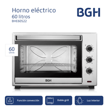 Horno Electrico BGH BHE60S22 60 Litros Con Luz 2200W