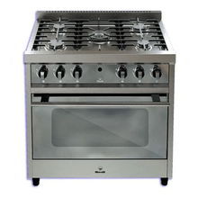 Cocina a Gas Morelli  Zafira 900 - 87cm Acero Inoxidable