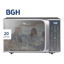 Microondas Digital BGH B120DS20I 20Lts Ecoblack Gris