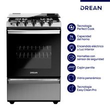 Cocina  Multigas Drean CD5614AI0 56 cm, Inoxidable