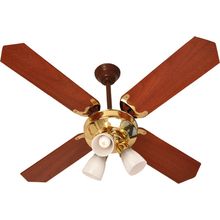 Ventilador de Techo Severbon VTML420DC con Luz – 4 Aspas Reversibles Cedro/Haya