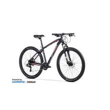 Bicicleta Topmega Thor R29 24V Talle L Negra/Blanca/Naranja