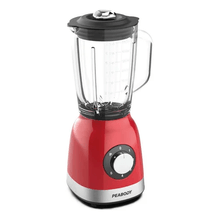 Licuadora Peabody PE‑LN1210RM 1.200 W – Jarra de Vidrio 1,75 L, Rojo Metalizado