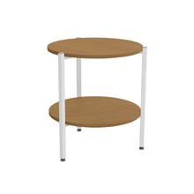 Mesa de Centro Kappesberg “Industrial”  LI017 Canela/Blanco