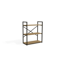 Biblioteca Kappesberg “Industrial” LI007 Canela/Negro Mate