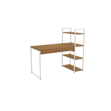 Escritorio Kappesberg “Industrial” LI010  Canela/Blanco