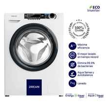Lavarropas Automatico Drean LFDR0710SB 7kg  Inverter Blanco