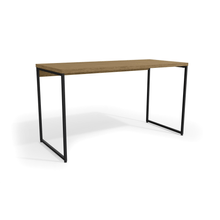 Mesa de Escritorio Kappesberg LI003 – 136 cm Freijó/Negro