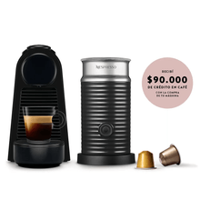 Cafetera Nespresso Essenza Mini + Espumador Aeroccino |Modelo A3KC30